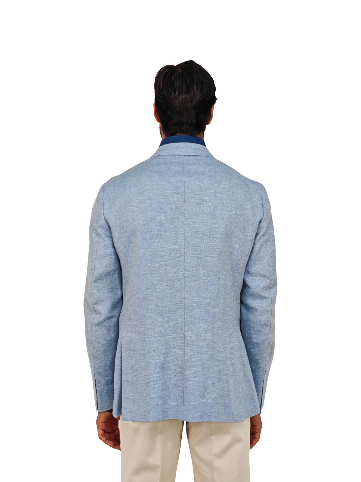 $5400 ISAIA NAPOLI Sky Blue Jacket Sport Coat Cashmere Silk Linen 44 US 54 EU 8R