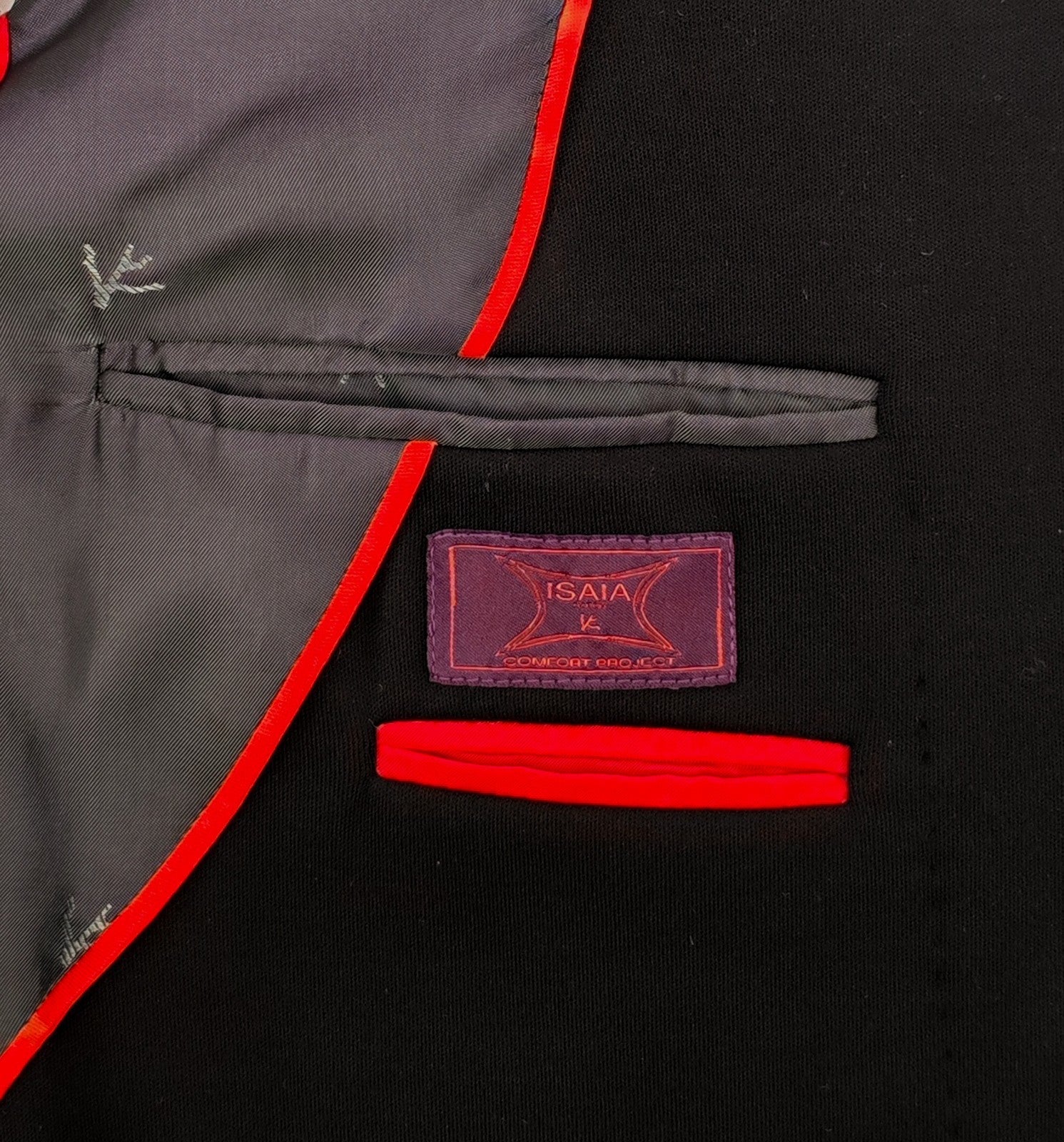 $6190 ISAIA "Capri" Black Jacket Sport Coat Wool Super 200's  40 US / 50 EU 8R