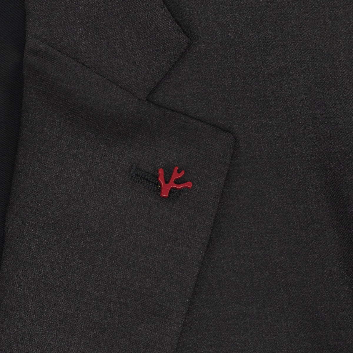 $6950 ISAIA "Amalfi" Charcoal Hand-Sewn Suit Fine Wool Solid 46 US / 56 EU 8R
