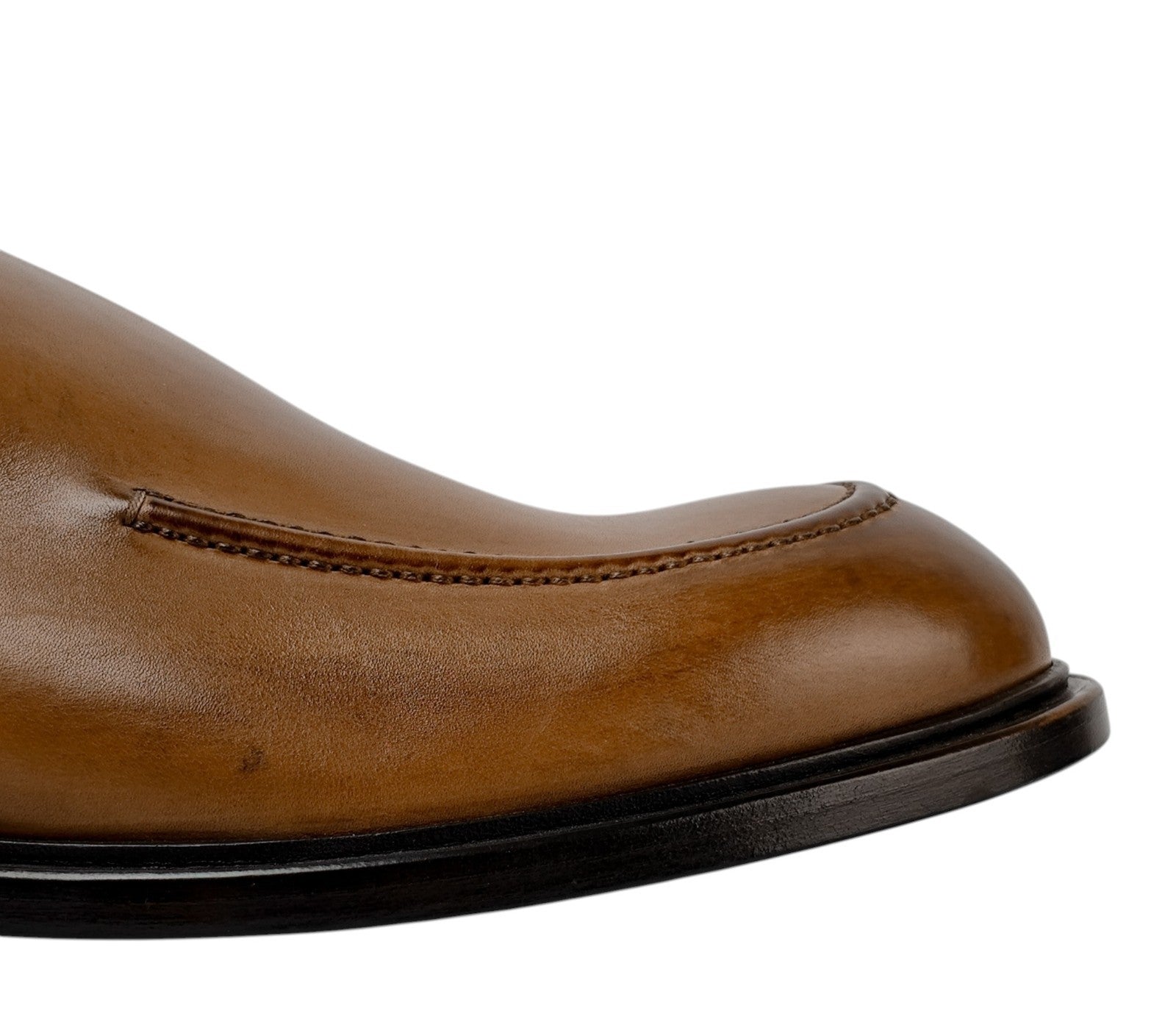 1300$ TESTONI Loafer Bolognese Construction Lux Calf Brown 8 UK / 9 US / 42 IT