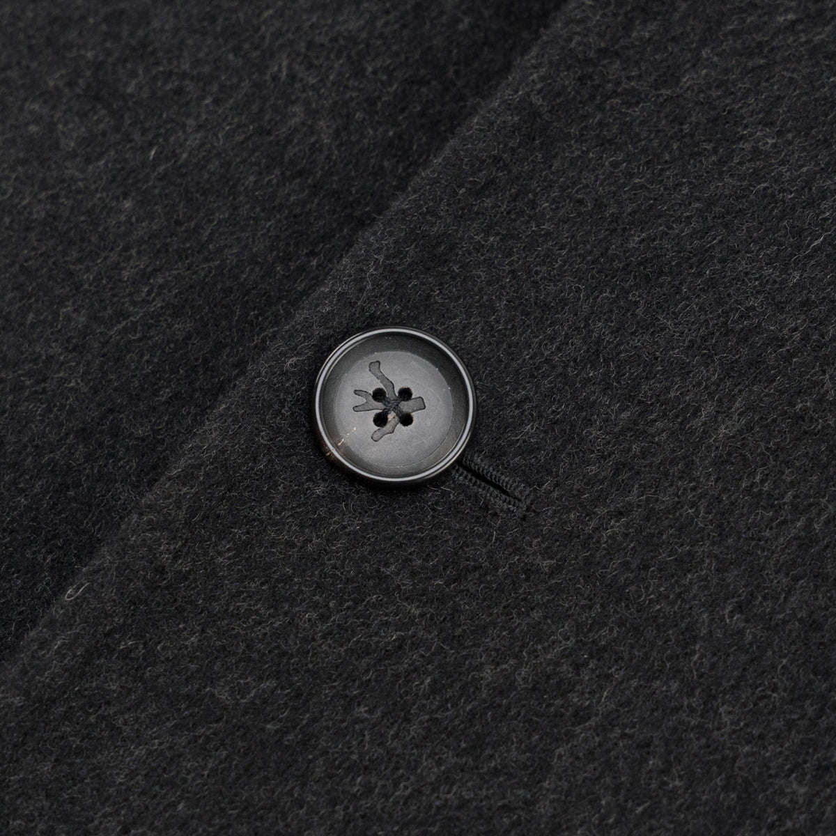 7200$ ISAIA NAPOLI Dark Gray Overcoat Coat Wool  40 US / 50 IT