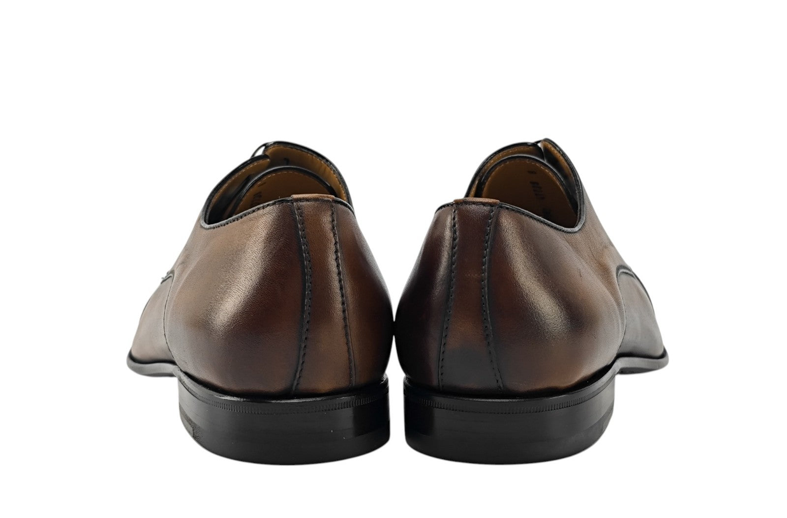 1150$ TESTONI "Portonovo" Derby Shoes Antique Calf Brown 8 UK / 9 US / 42 IT