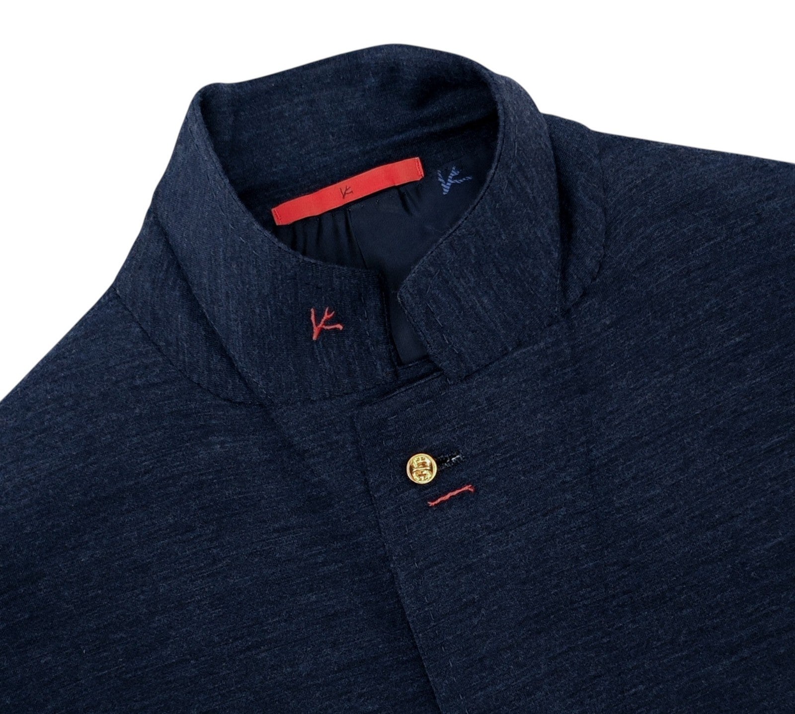 $5490 ISAIA "Capri" Blue Jacket Sport Coat Jersey Wool Comfort 42 US / 52 EU 8L