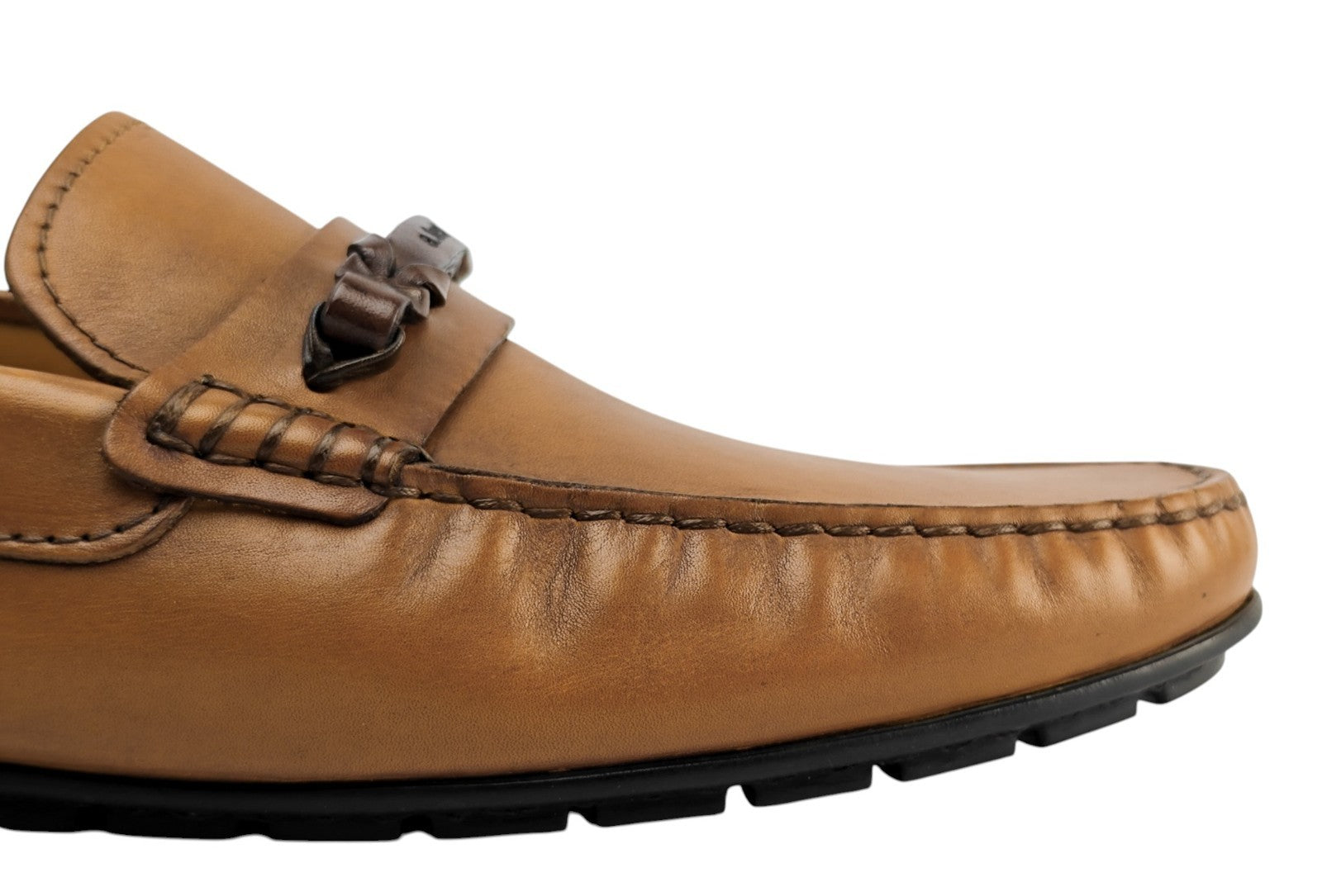 1200$ TESTONI Driver Loafer Shoes Top  Calf Caramel 8 UK / 9 US / 42 IT
