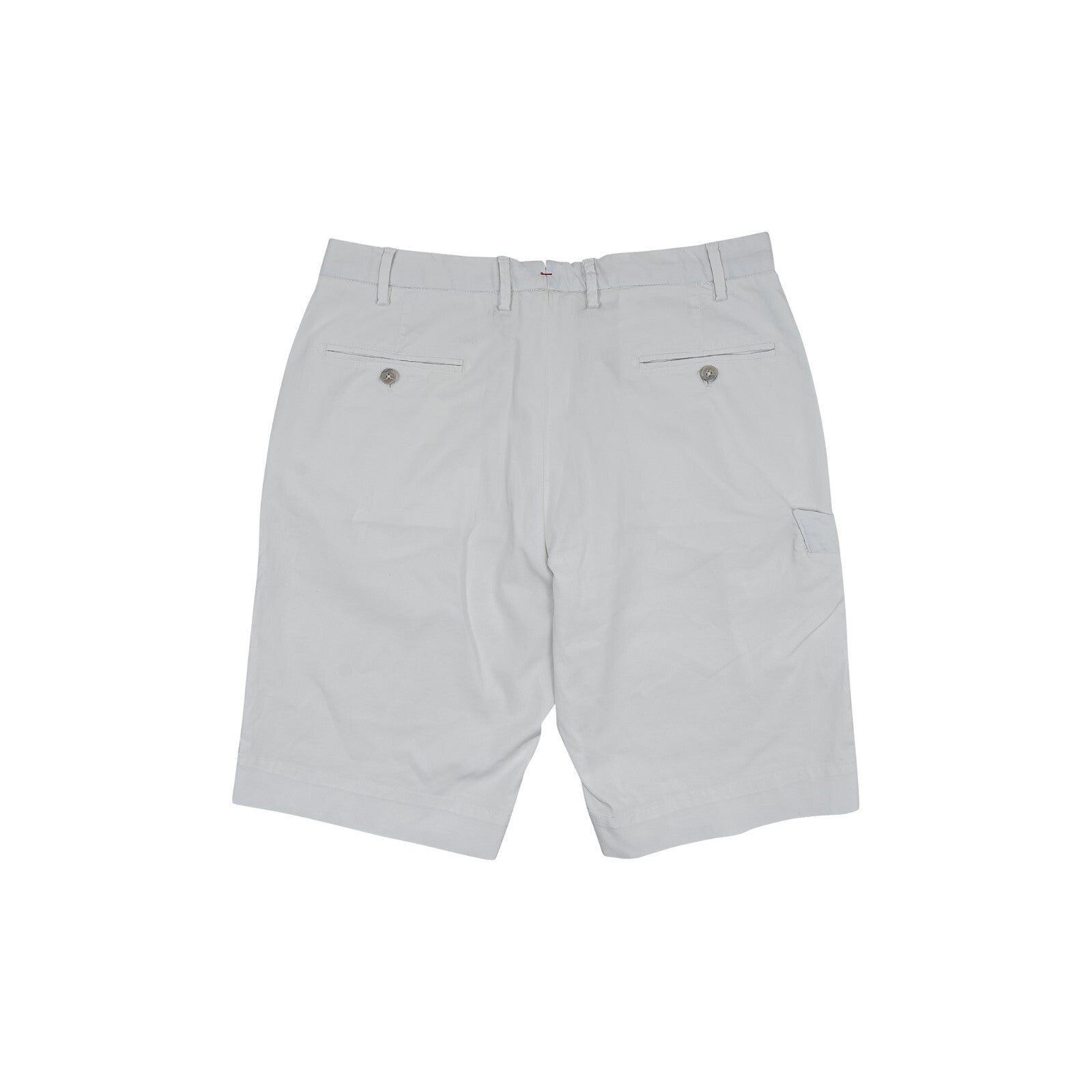 750$ ISAIA NAPOLI White Cargo Short Pant Cotton  34 US / 50 EU R