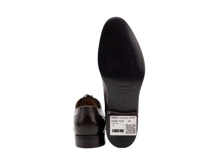 1350$ ISAIA NAPOLI Brown Handcrafted Goodyear Oxford Shoes 6 UK / 7 US / 40 IT