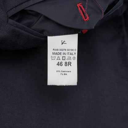 $7150 ISAIA "Capri" Blue Sport Coat Water Repellent Aquacashmere 36 US 46 EU 8R