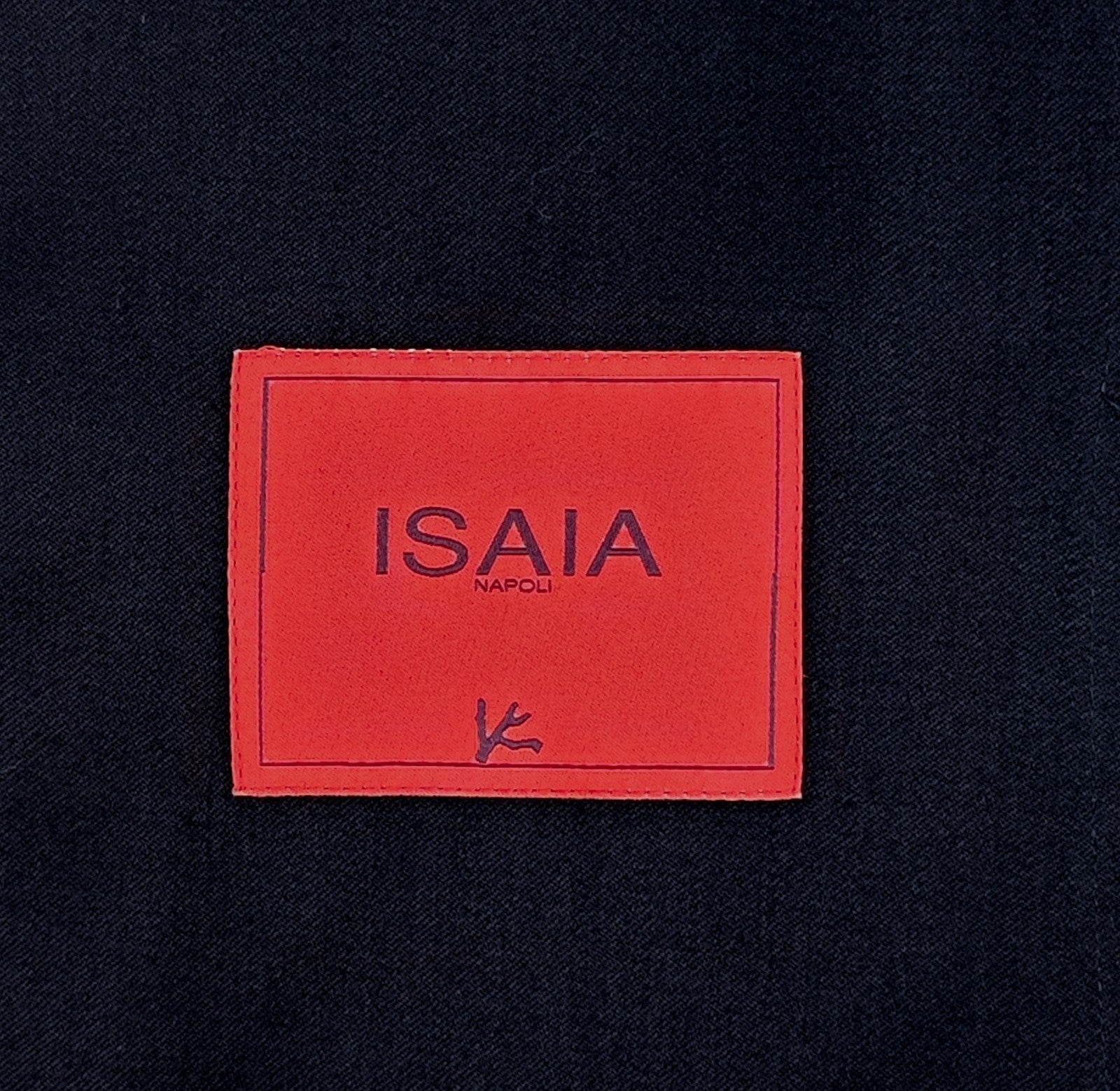 6590$ ISAIA APOLI Blue Midnight Belted Long Trench Coat Wool 38 US / 48 EU R