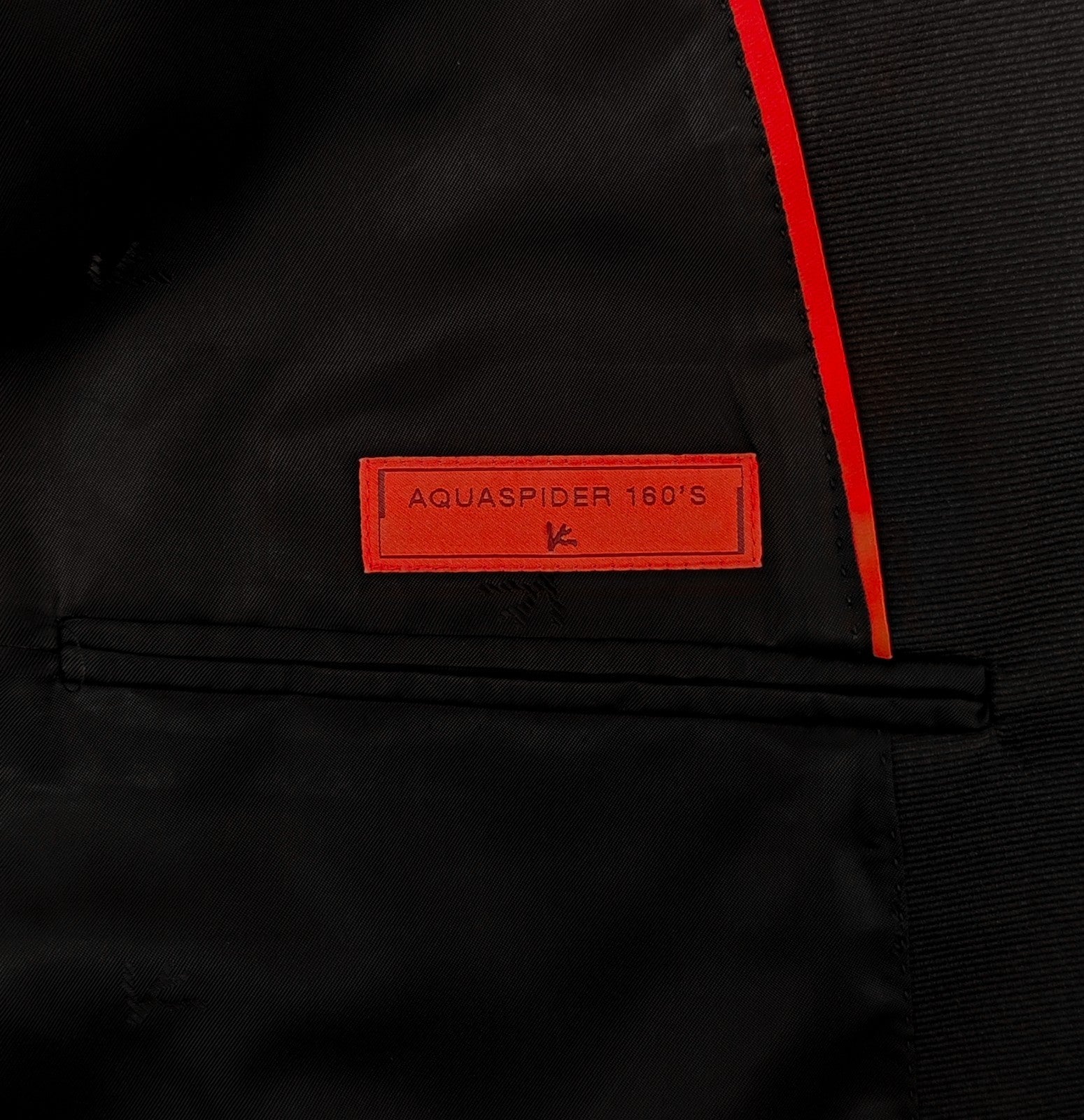 $7120 ISAIA NAPOLI Sanita "Aquaspider" Black Tuxedo Suit Hand-Sewn Wool 160's 8R