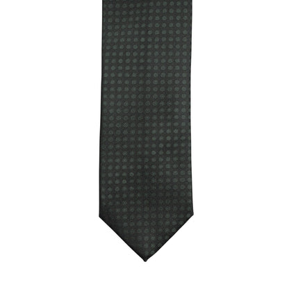$290 ITALO FERRETTI Tie Green Polka Dot 100% Silk Handmade in Italy ZILLI