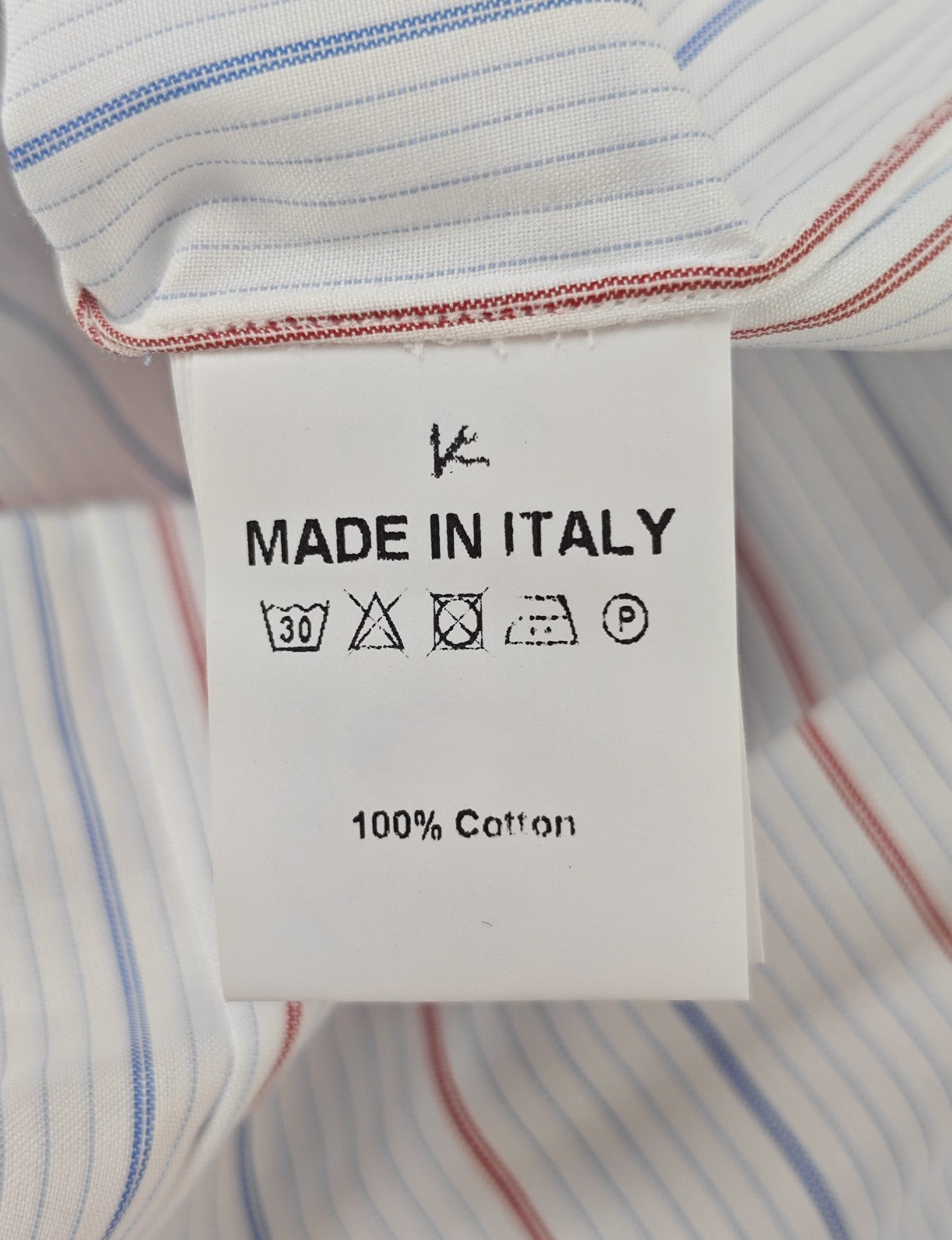 730$ ISAIA NAPOLI "Mix" White Striped Dress Shirt Button Down Fine Cotton