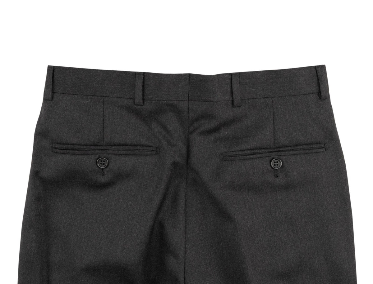 $2950 RUBINACCI LONDON HOUSE 3 Buttons Suit Wool Dark Gray 34 US / 44 EU
