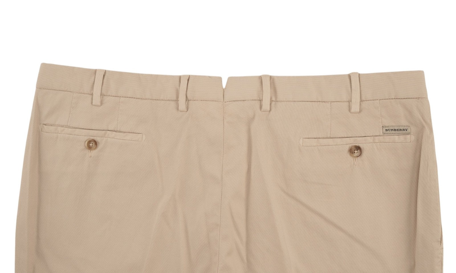 700$ BURBERRY LONDON Beige Chino Pant Twill Cotton Slim Fit 42 US / 58 EU