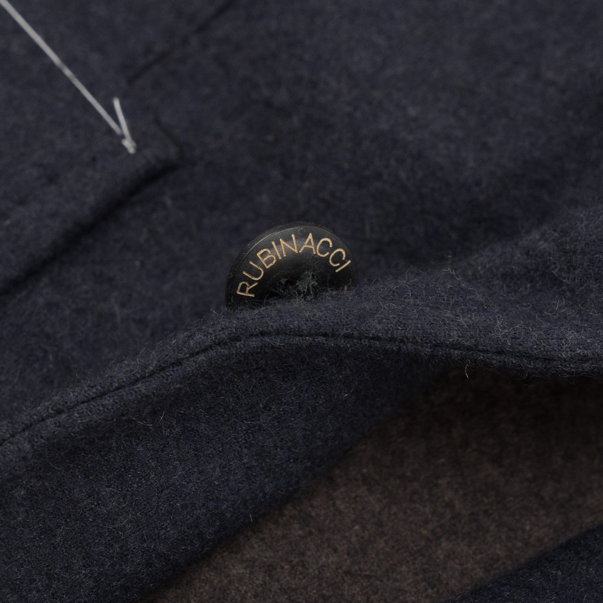 $2350 RUBINACCI NAPOLI Blue 3/2 Roll Jacket Sport Coat Wool Cashmere 36 US 46 IT