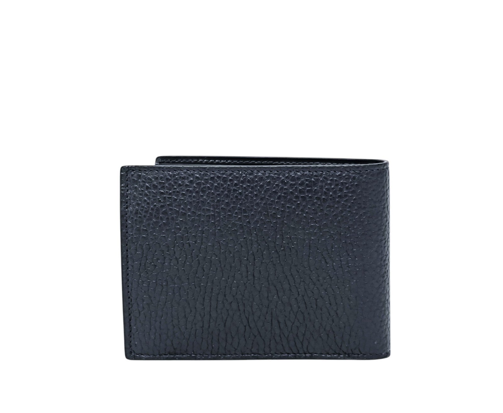420$ PINEIDER FIRENZE 1774 "Bottolato" Bifold Wallet Grain Calf Blue