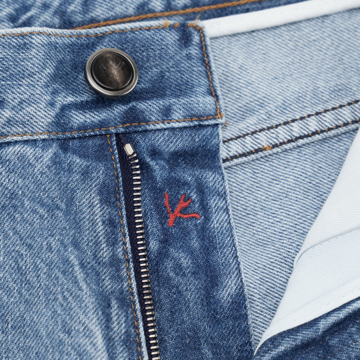795$ ISAIA NAPOLI Light Blue Denim Jeans 5 Pocket Pant 100% Cotton 30 US / 46 EU