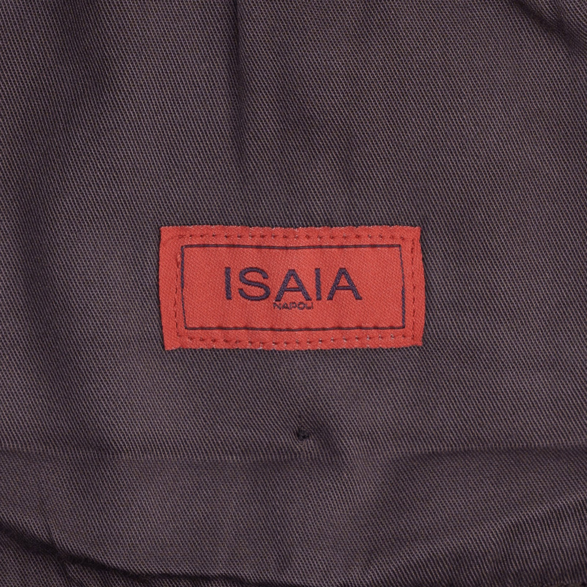 1290$ ISAIA NAPOLI Plum Drawstring Pant Cotton Cashmere Regular 36 US / 52 EU
