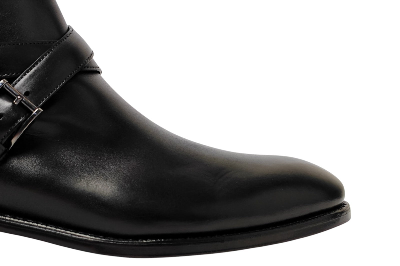 1550$ TESTONI "Piuma" Ankle Boot Lux Calf Black 8 UK / 9 US / 42 IT