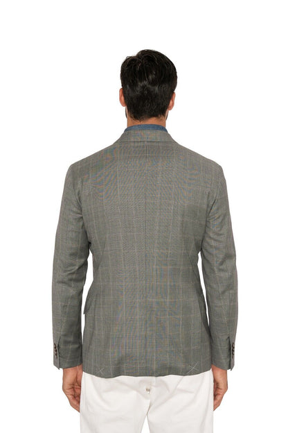 $1700 EIDOS by ISAIA NAPOLI Double Breasted Sport Coat Jacket Wool 38 US / 48 EU