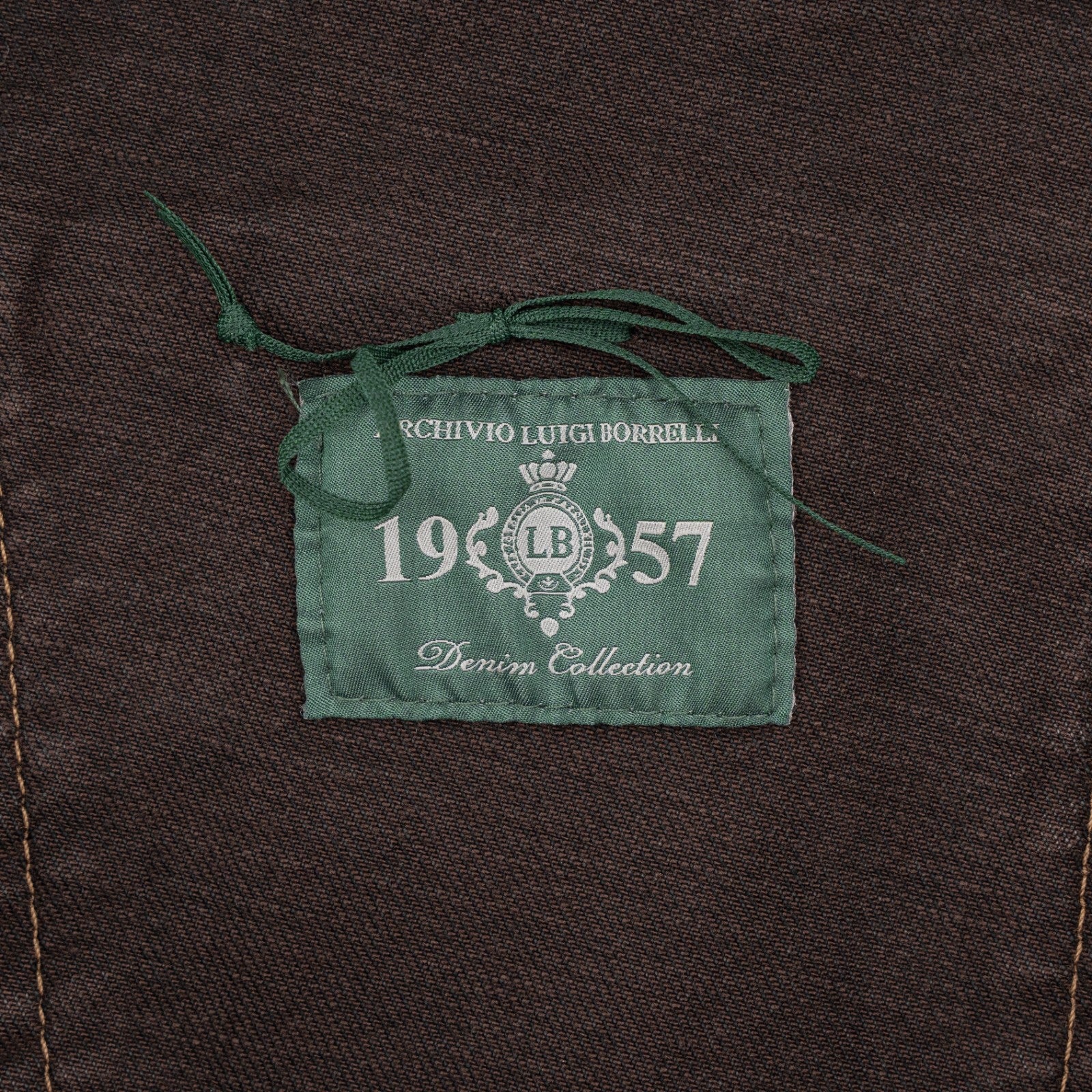 415$ LUIGI BORRELLI NAPOLI Charcoal Wash Denim Jeans Pant Cotton 36 US / 52 EU