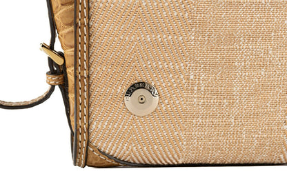 $4850 BURBERRY Mayfield Shale Pink Handbag Bag Genuine Alligator Padlock 