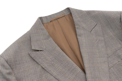 $1700 EIDOS by ISAIA NAPOLI Double Breasted Sport Coat Jacket Wool 38 US / 48 EU