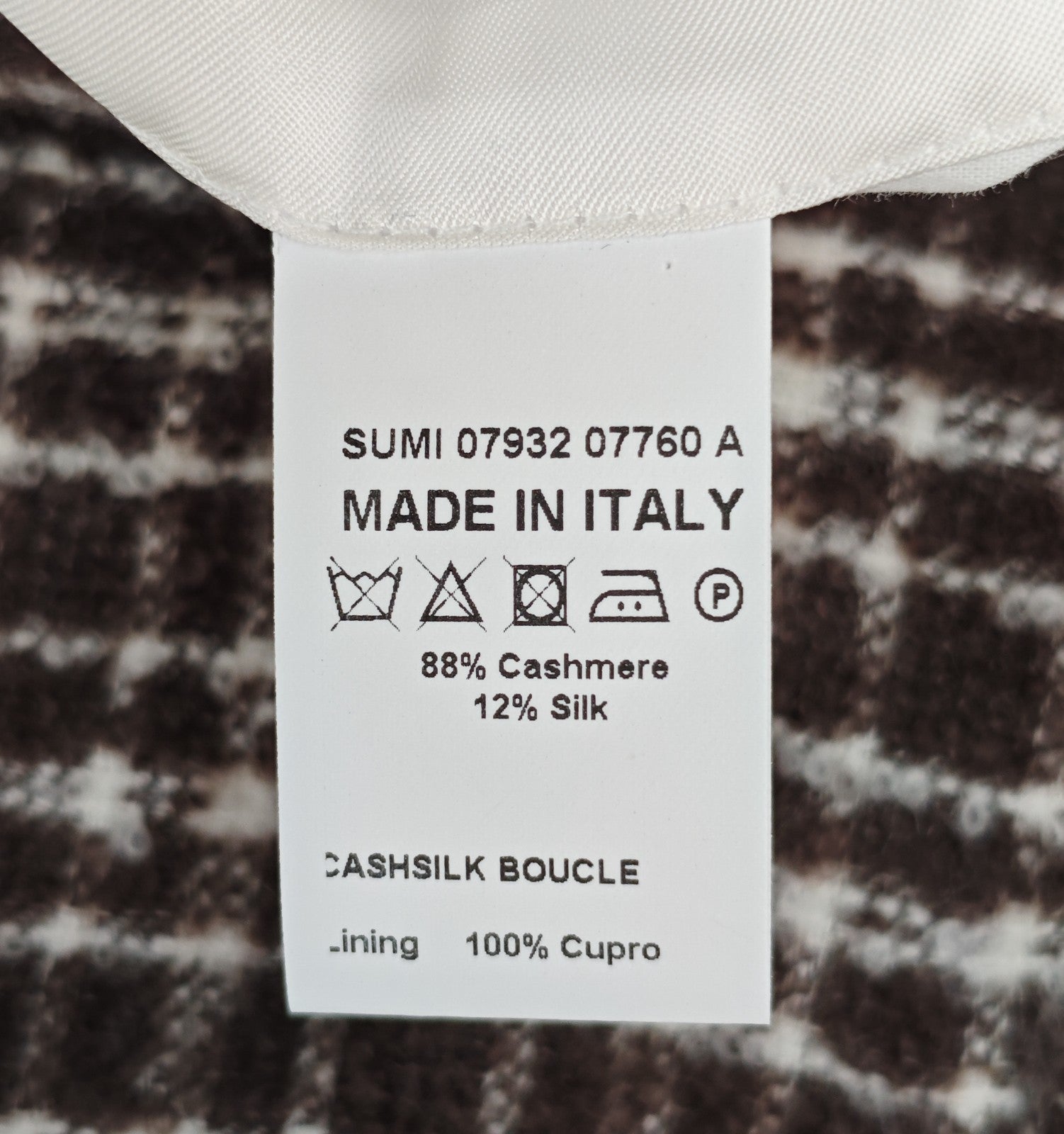 $6875 ISAIA NAPOLI Brown Jacket Sport Coat Bouclè Cashmere - Silk 40 US / 50 EU