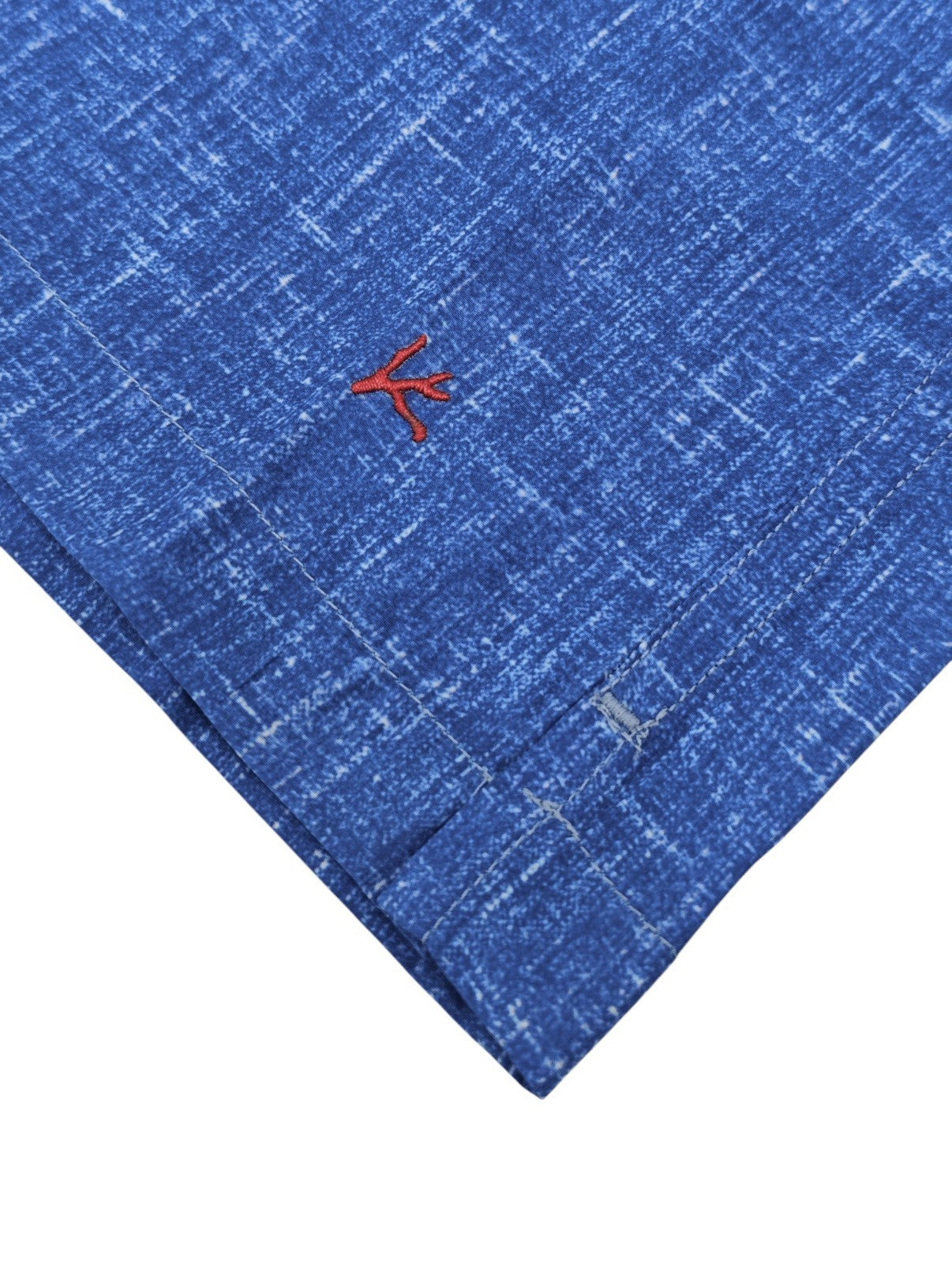 395$ ISAIA NAPOLI Blue Printed Swimsuit Swim Trunks whit Drawstring Waist