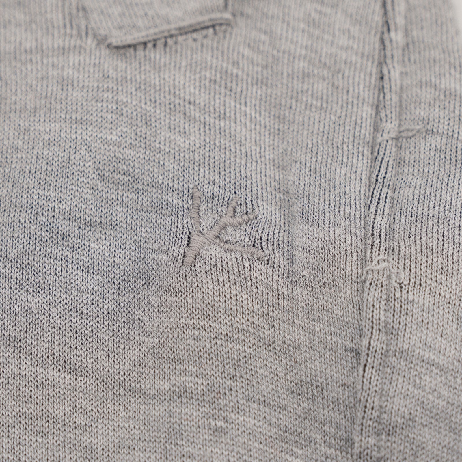 1550$ ISAIA Gray Drawstring Sartorial Track Pant Jersey Cotton / Silk Size XL