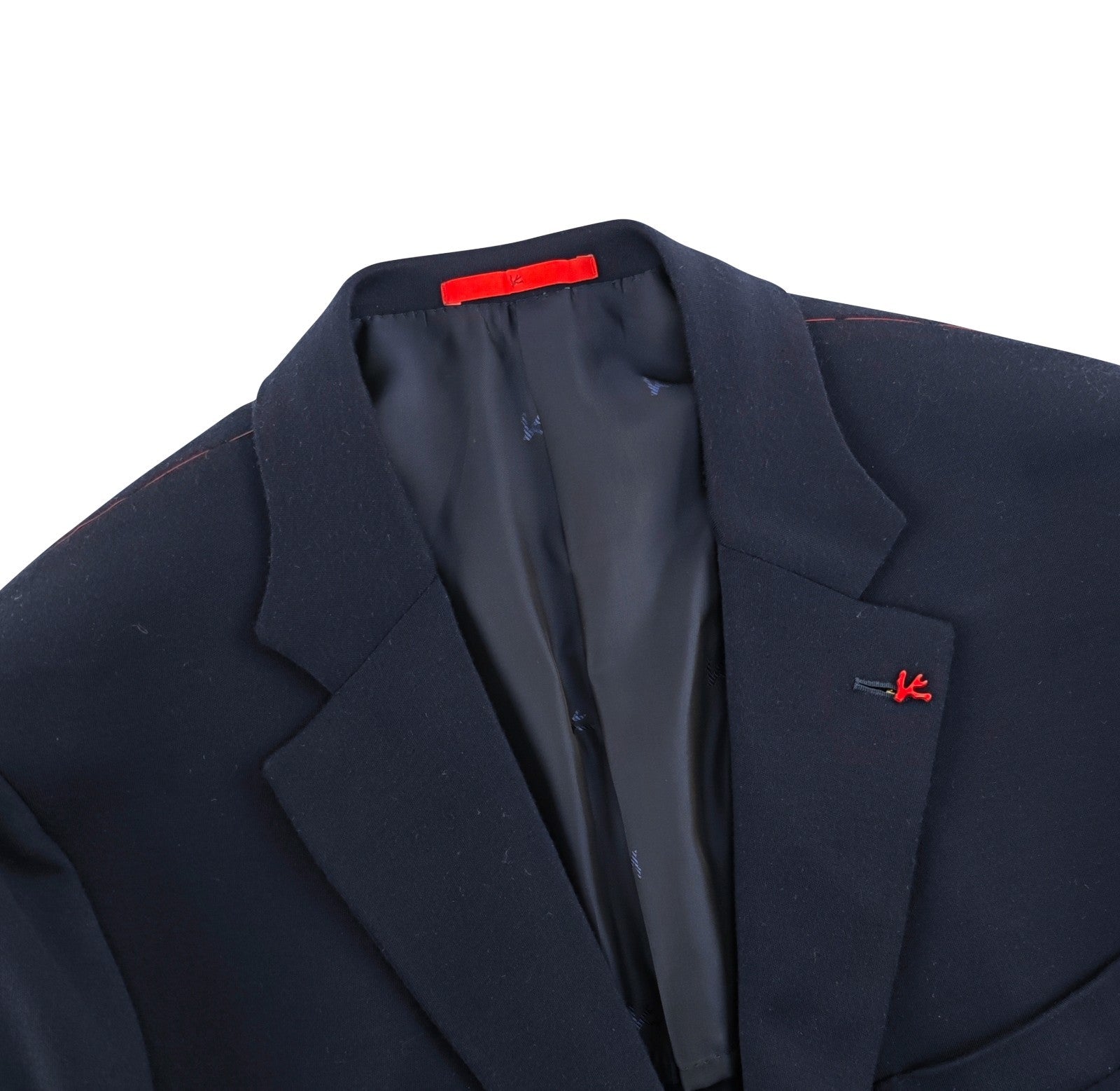 $5500 ISAIA NAPOLI "Comfort Project " Blue Navy Hand Sewn Jacket Sport Coat Wool