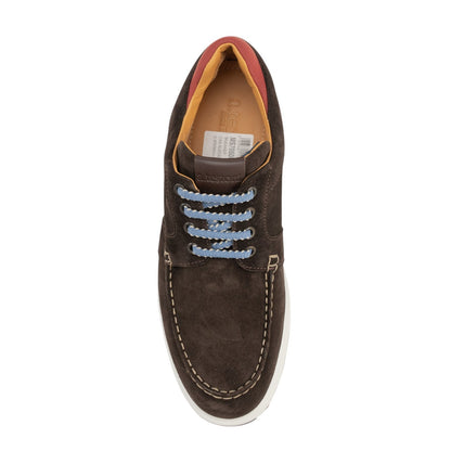700$ TESTONI Sneaker Shoes Sport Napa Suede Brown 8 UK  / 9 US / 42 IT