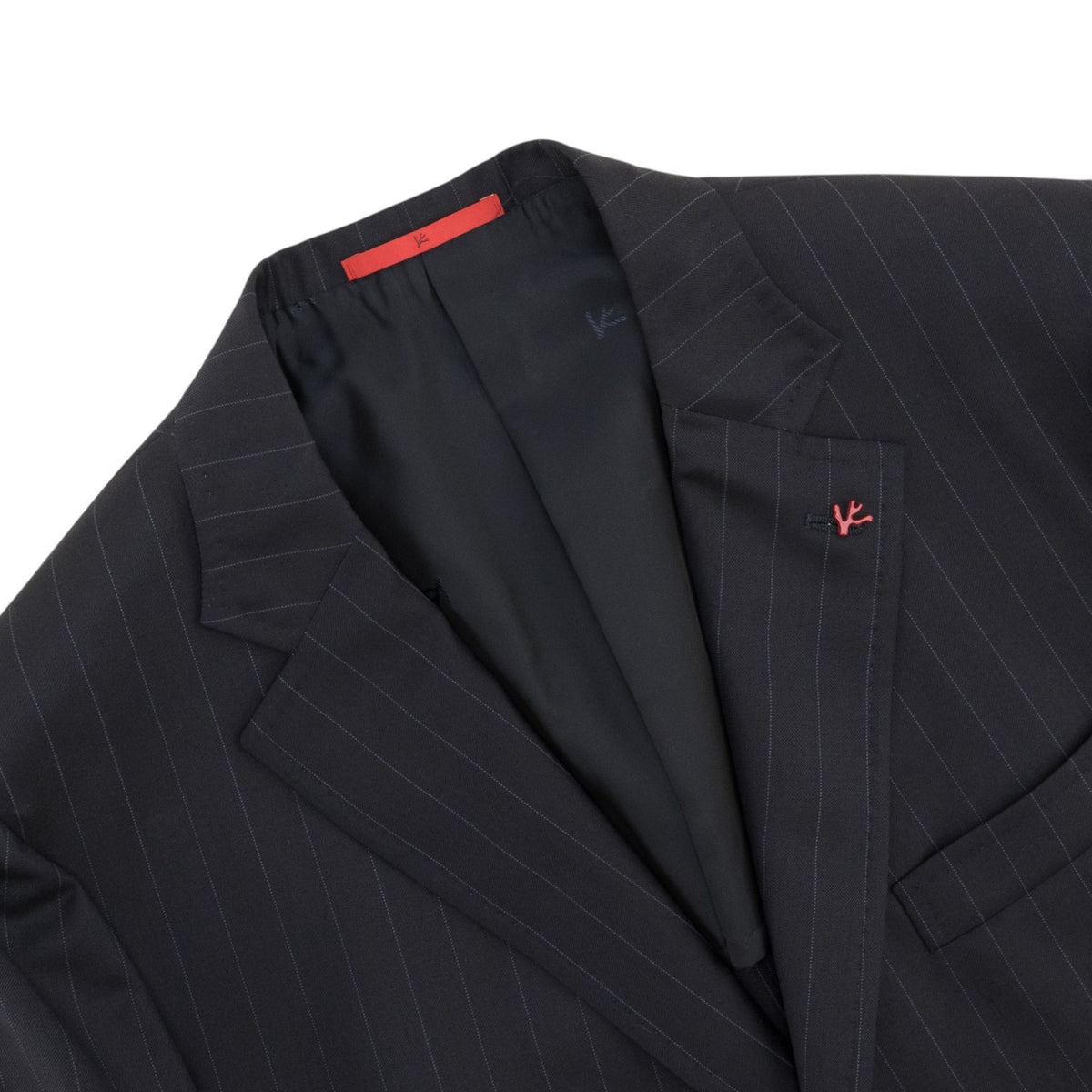 $6600 ISAIA NAPOLI "Capri" Blue Midnight Suit Fine Wool 4 Season 46 US  56 EU 8R