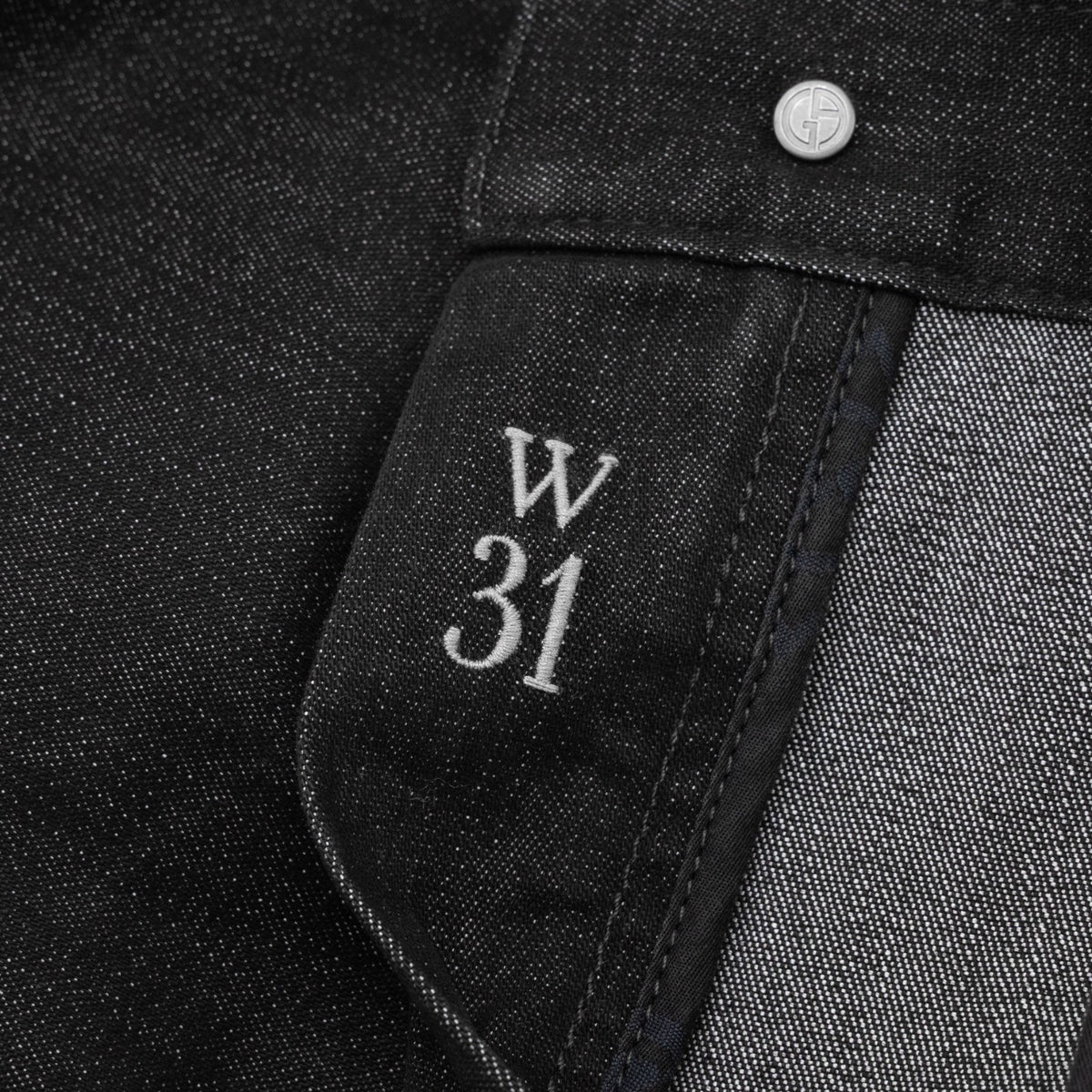 675$ GIORGIO ARMANI Denim Trouser Pant Jeans Cotton Regular Fit  31 US / 47 IT