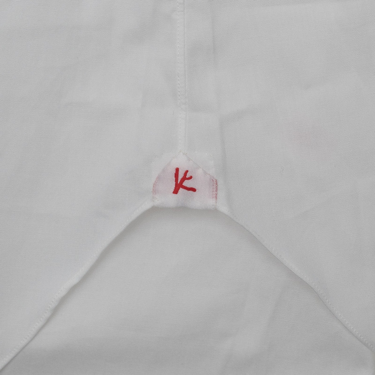 750$ ISAIA NAPOLI "Mix" Dress Shirt French Cuffs White Fine Cotton 17.5 - 44