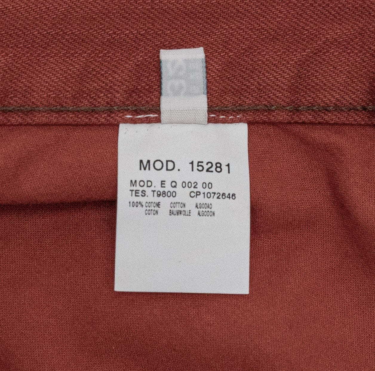 850$ ETRO MILANO Washed Terracotta Denim Cotton Jeans Pant Bootcut 32 US / 48 EU