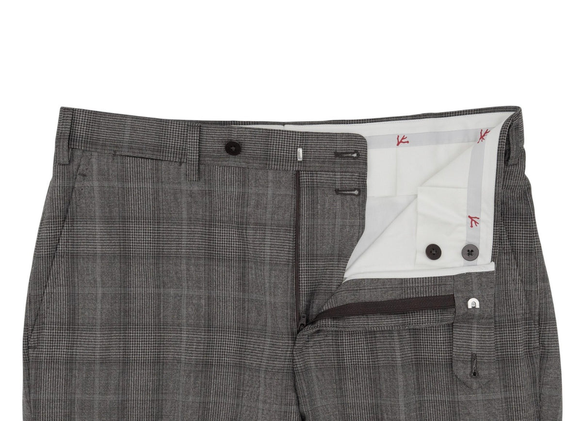 $6600 ISAIA NAPOLI "Marechiaro" Gray Suit Fine Wool 4 Season 38 US / 48 EU 8R