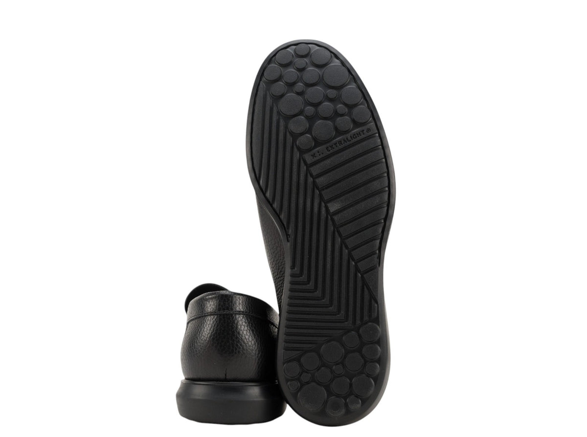 1250$ TESTONI Penny Loafer Shoes Karibu Calf Black 8 UK / 9 US / 42 IT