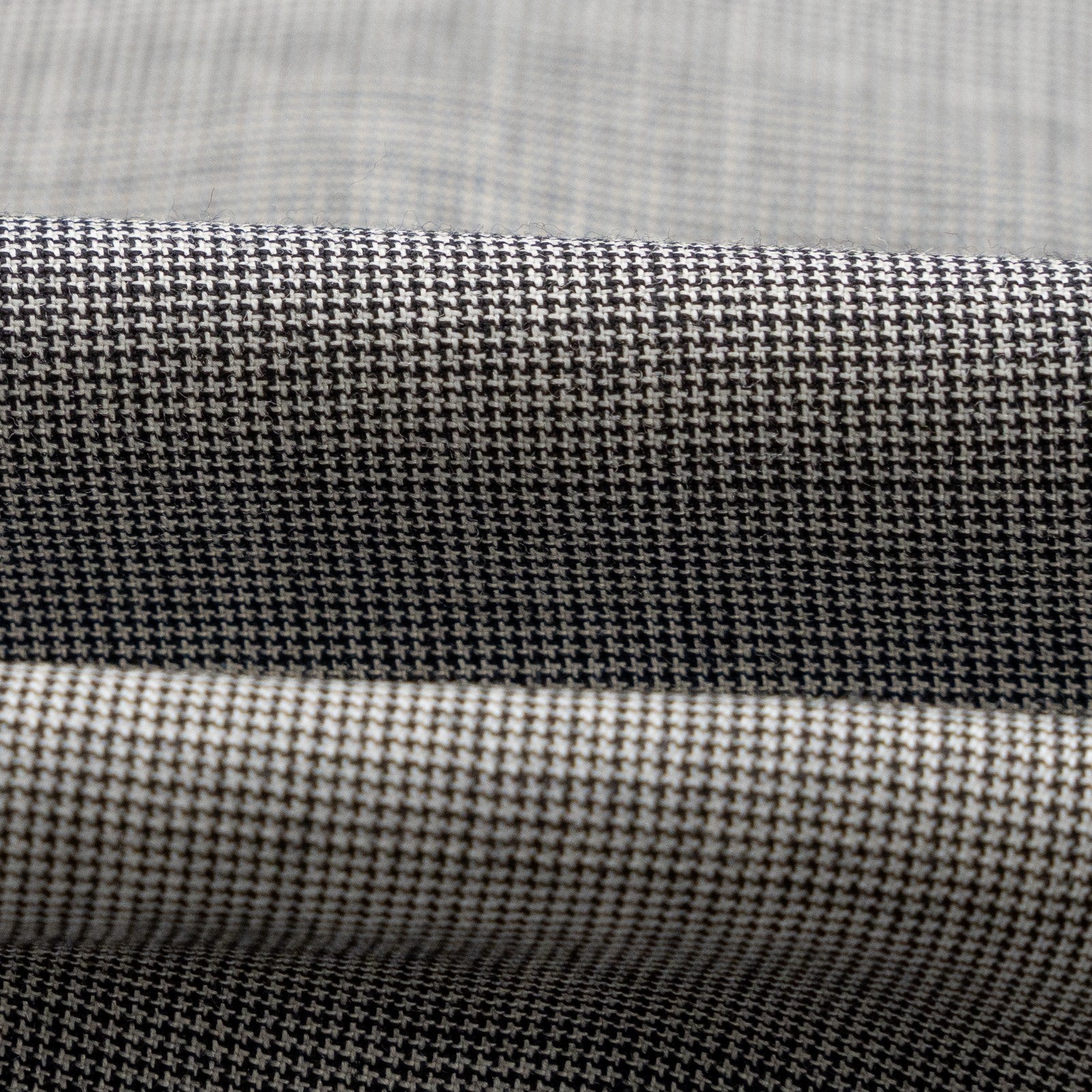 $2700 SARTORIA PARTENOPEA Total Hand-Sewn Suit Wool 140's Gray Houndstooth