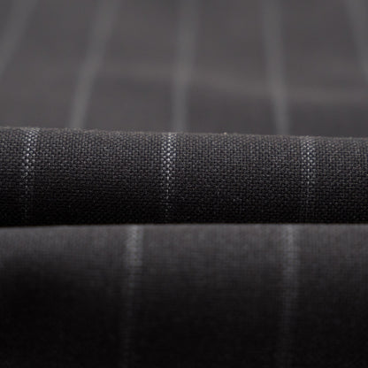 $6850 ISAIA NAPOLI "Gregorio" Dark Gray Suit Hand-Sewn Fine Wool Striped