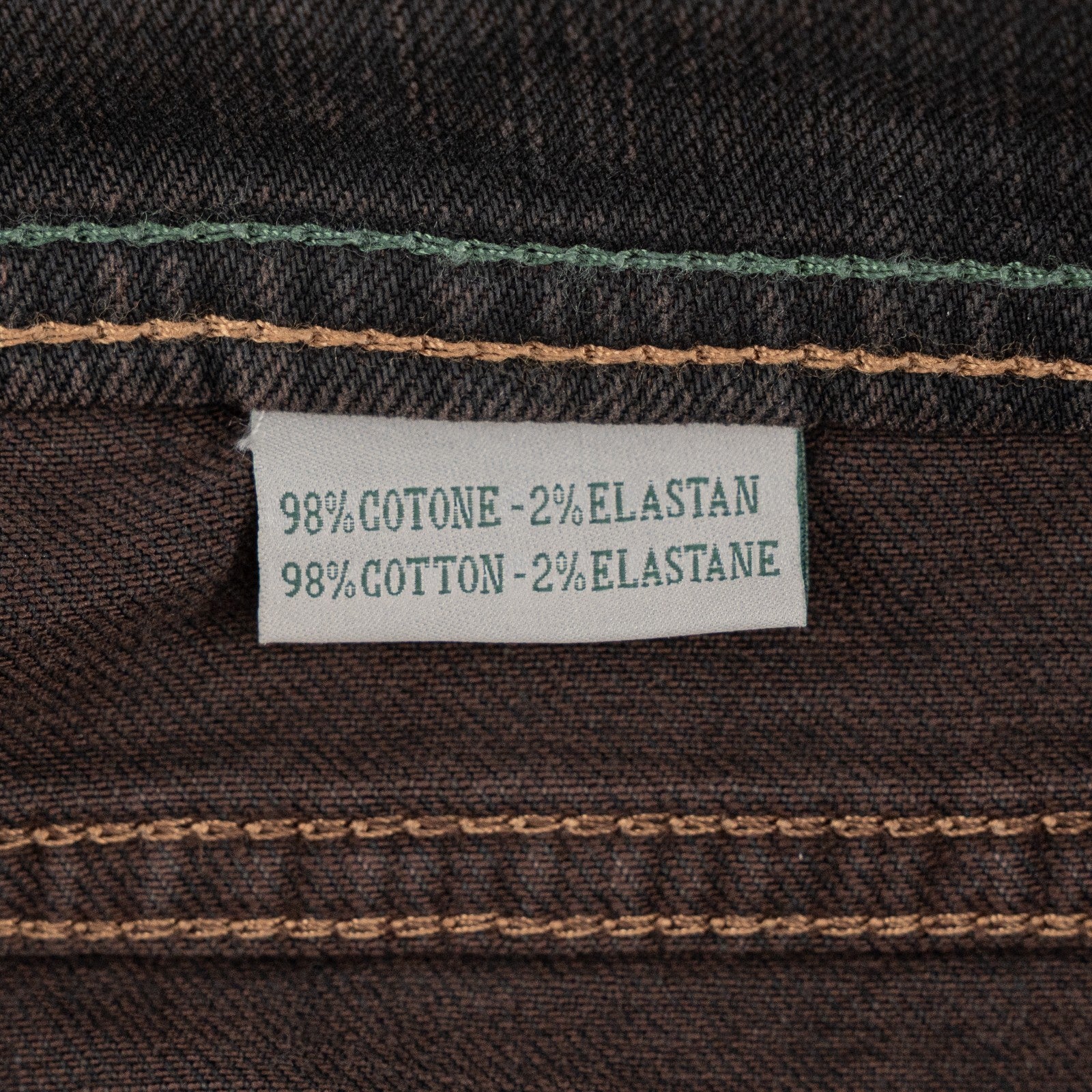 415$ LUIGI BORRELLI NAPOLI Charcoal Wash Denim Jeans Pant Cotton 36 US / 52 EU