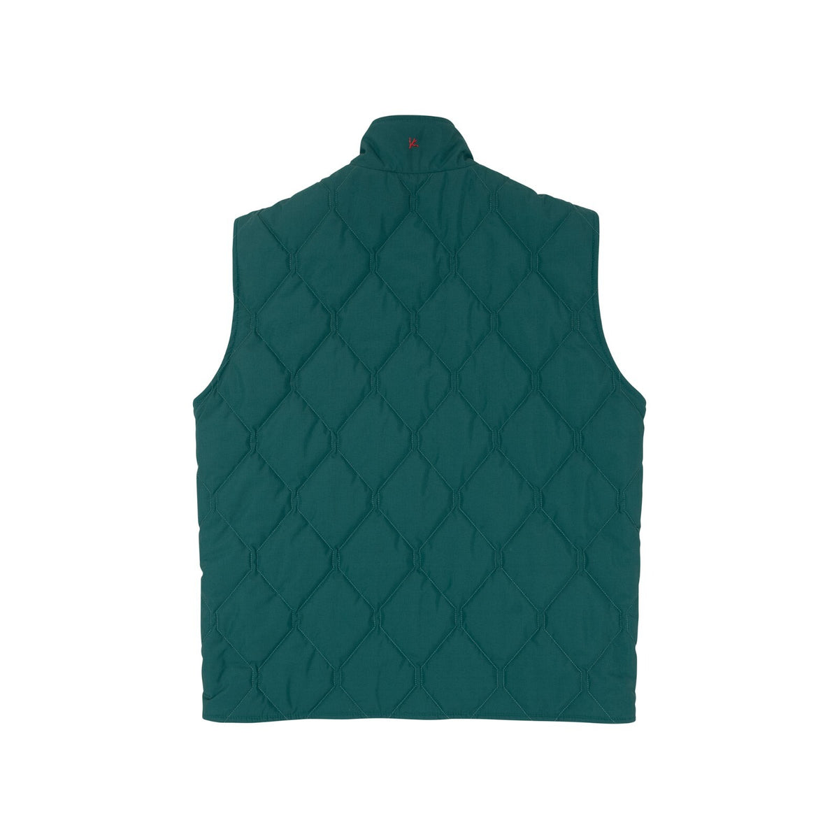 $2800 ISAIA NAPOLI Green & Blue Reversible Vest Jacket Techno Wool 38 US / 48 EU