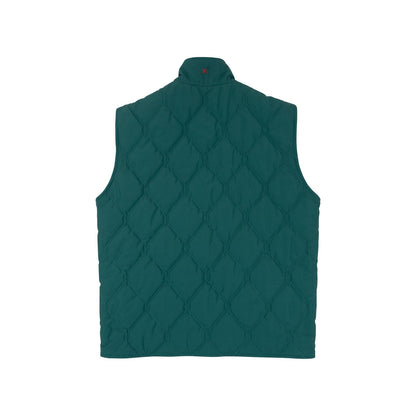 $2800 ISAIA NAPOLI Green & Blue Reversible Vest Jacket Techno Wool 38 US / 48 EU