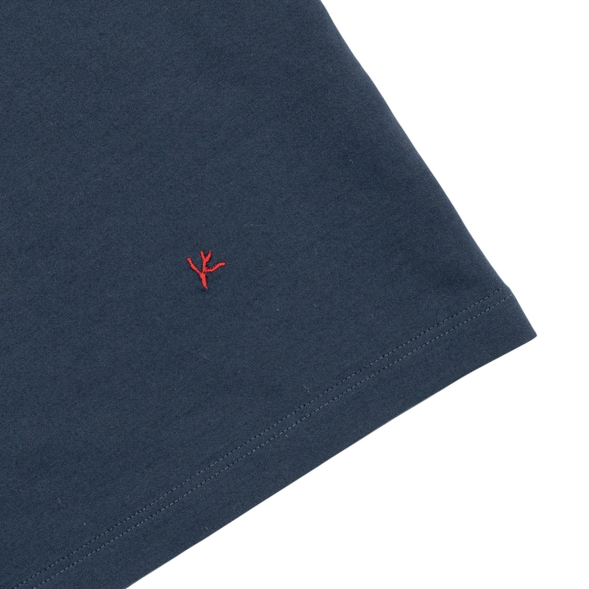 450$ ISAIA NAPOLI Blue Navy T-Shirt Jersey Cotton Stretch - Size XL