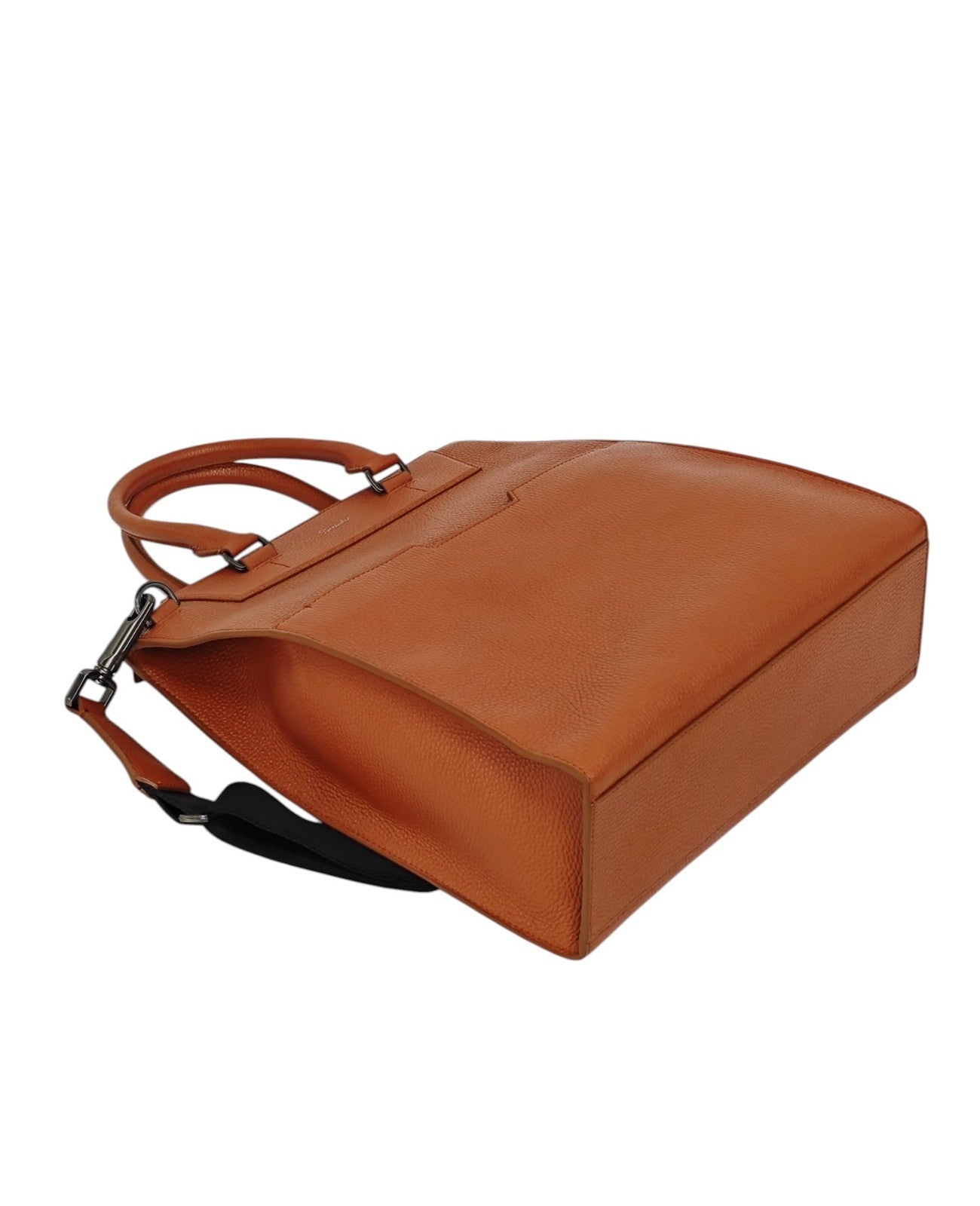 1500$ PINEIDER FIRENZE "Bottolato" PC Briefcase Shopping Tote Bag Grain Calf Rum