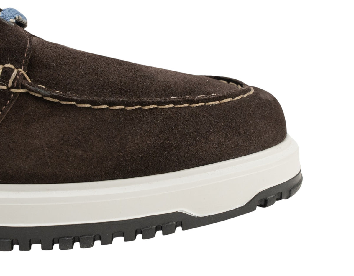700$ TESTONI Sneaker Shoes Sport Napa Suede Brown 8 UK  / 9 US / 42 IT