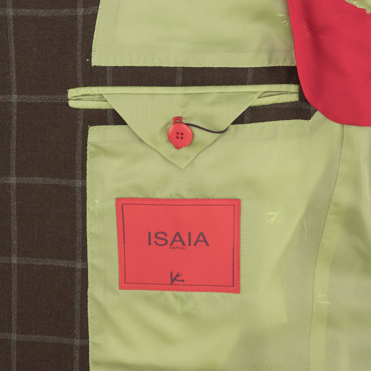 $6850 ISAIA NAPOLI "Marechiaro" Brown Suit Hand-Sewn Black Sheep Wool