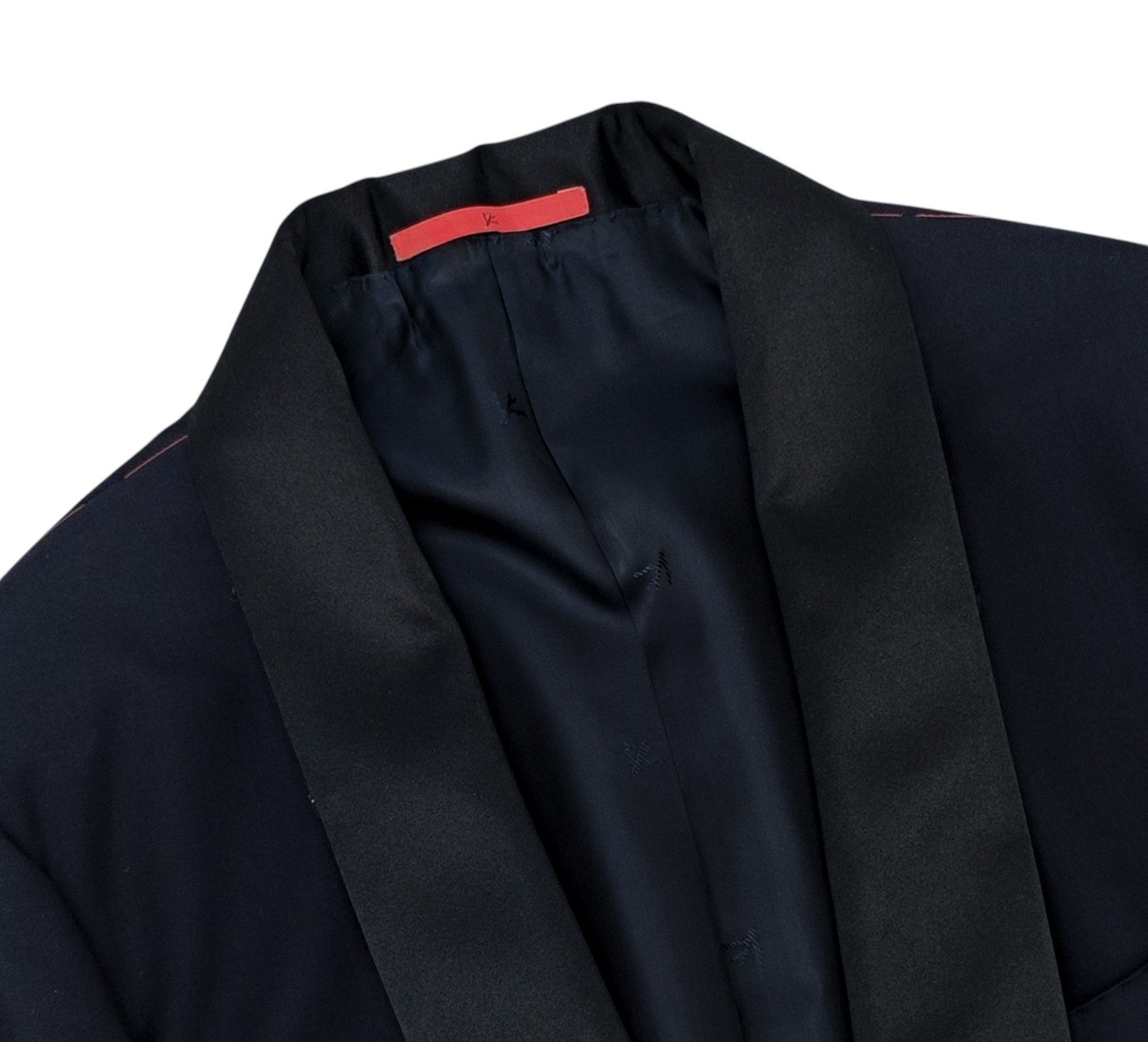 $7120 ISAIA "Gregorio" Aquaspider Blue Tuxedo Suit Wool 160's 42 US / 52 EU 7R