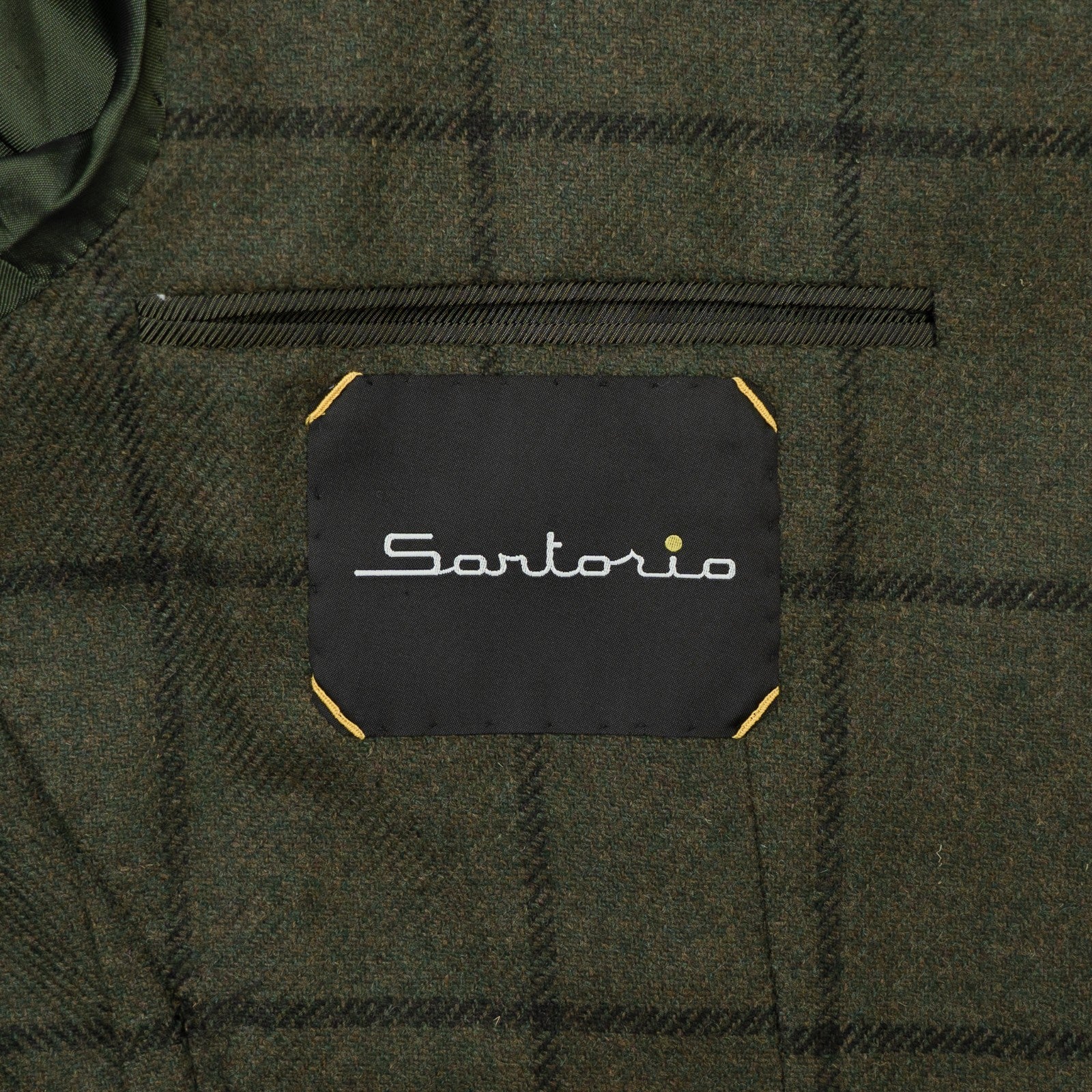 1800$ SARTORIO KITON NAPOLI Green Jacket Sport Coat Wool 38 US / 48 EU  9R