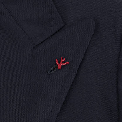 $7150 ISAIA "Capri" Blue Sport Coat Water Repellent Aquacashmere 36 US 46 EU 8R
