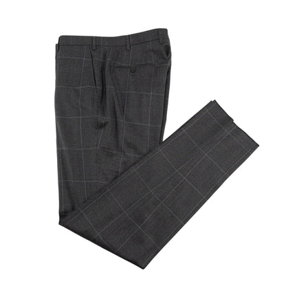 $6600 ISAIA NAPOLI "Marechiaro" Gray Suit Fine Wool 4 Season 44 US / 54 EU 7R
